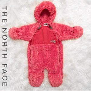 THE NORTH FACE Fleece Snowsuit Pink 0-3 Months
